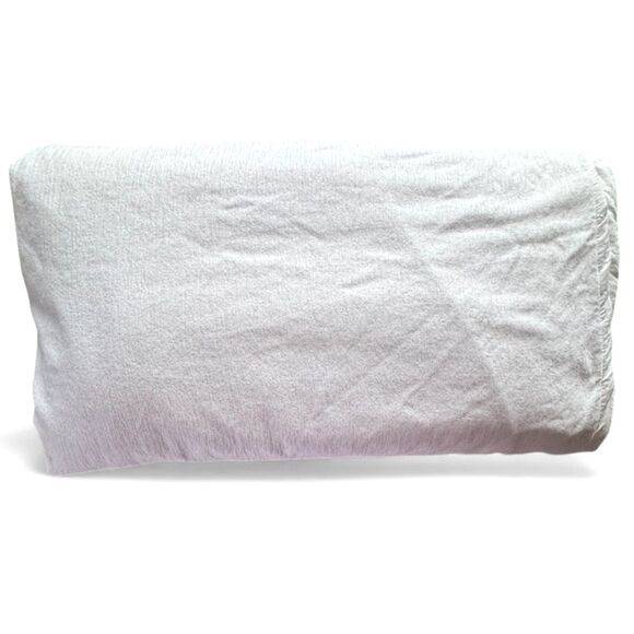 Pottery Barn Cozy Cloud Duvet Cover White Cotton Chenille Size Full/Queen Luxe - Picture 1 of 10